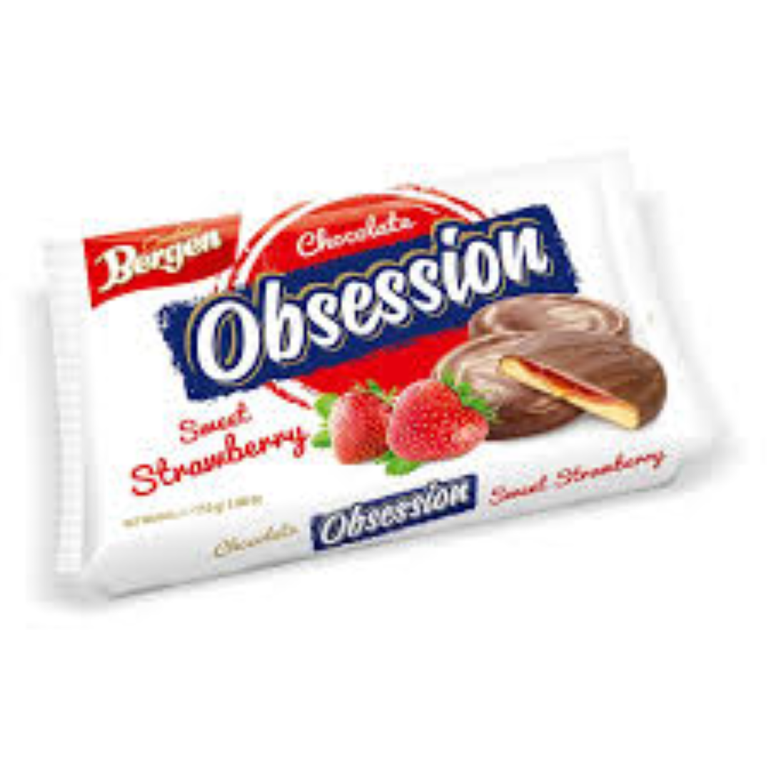 BERGEN OBSESSION WITH STRAWBERRY 145G